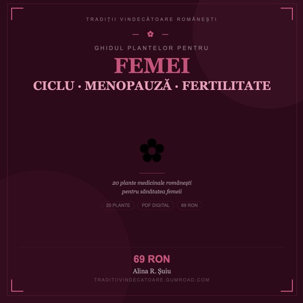 Ghidul Plantelor pentru Românce