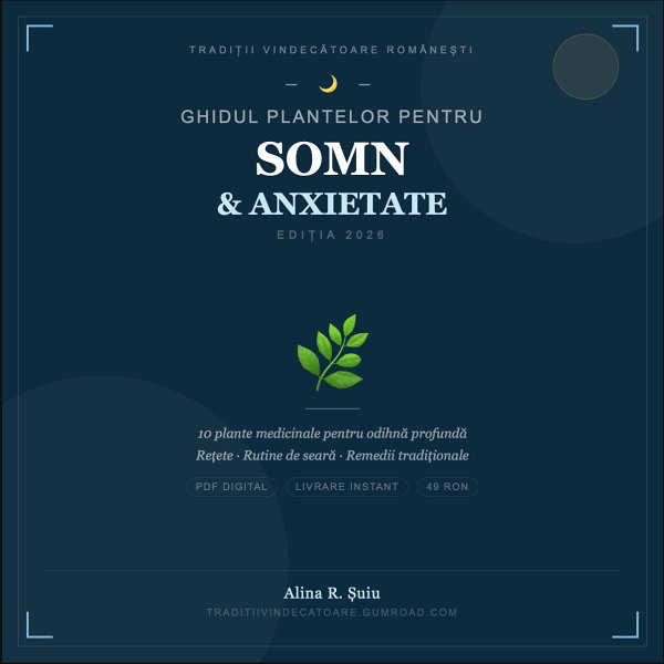 Ghidul Plantelor pentru Somn și Anxietate